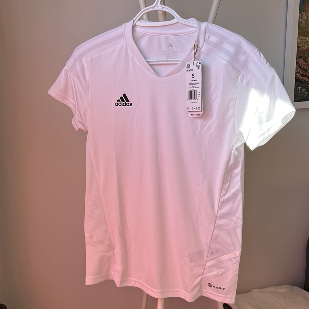 Adidas White Sports T-Shirt